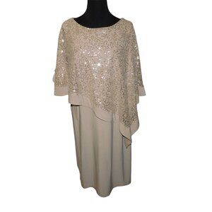 Established 1962 Sequin Dress Asymmetrical Hemline On Top Woman 16